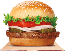 BBQ Heaper Burger Meal